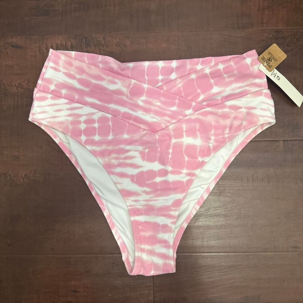 Victoria's Secret Pink Women's Tie Dye High Waisted Bikini Bottoms